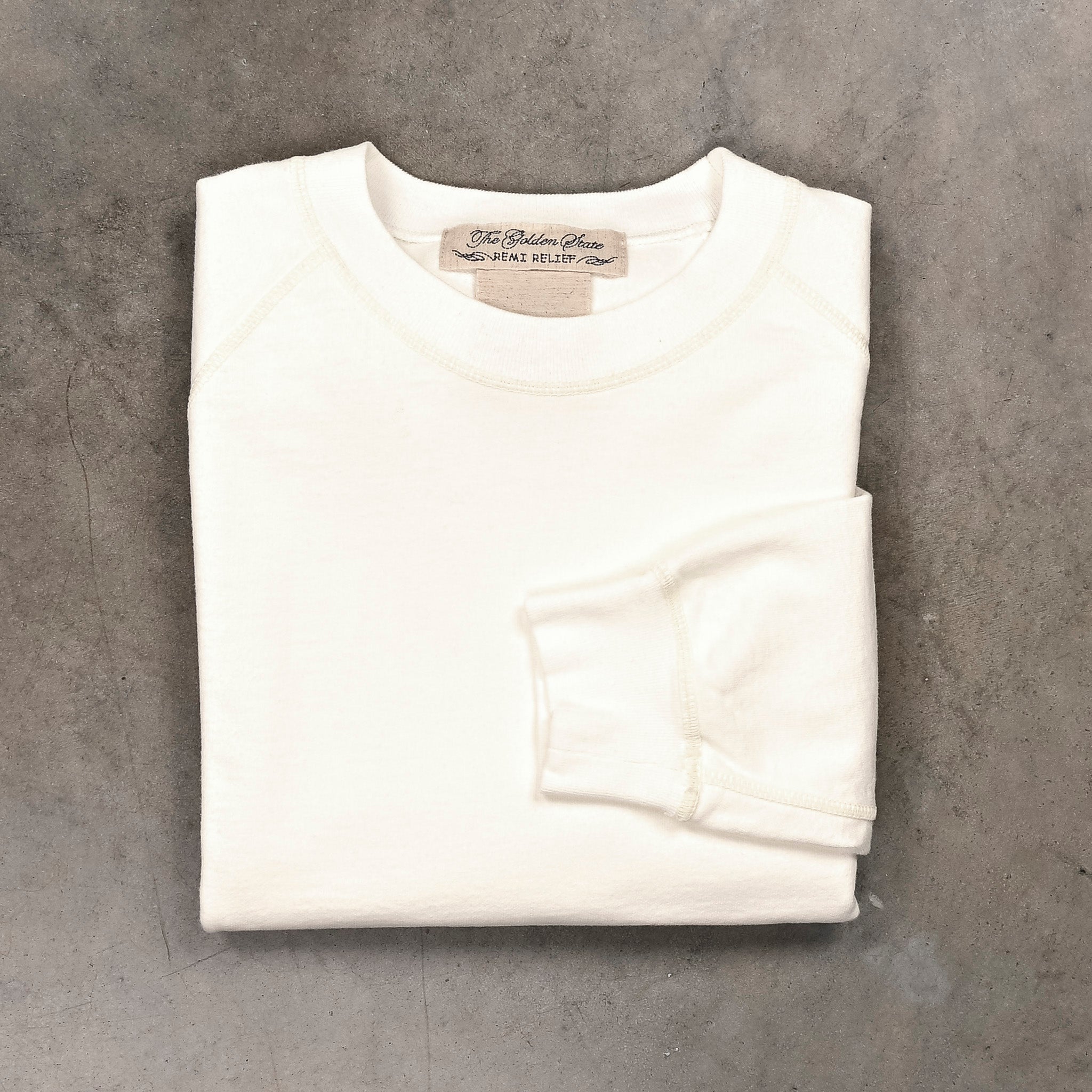 Remi Relief Raglan Sweater Supima Cotton Off-White – Frans Boone Store