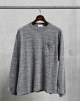 A.G. Spalding & Bros 6.5 Oz Longsleeve Pocket Tee Charcoal