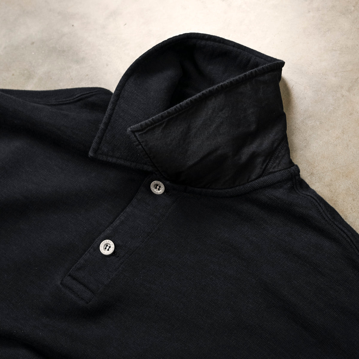 Stone Island Tubular Longsleeve Polo Shirt Oversized-fit Blue Navy