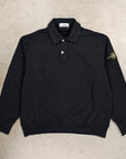 Stone Island Tubular Longsleeve Polo Shirt Oversized-fit Blue Navy