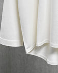 Olde H & Daughter Silk Tight Tension Plain Stitch L/S Off-White