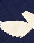 The Real McCoy's Athletic Loopwheel T-Shirt "Flying M" Navy