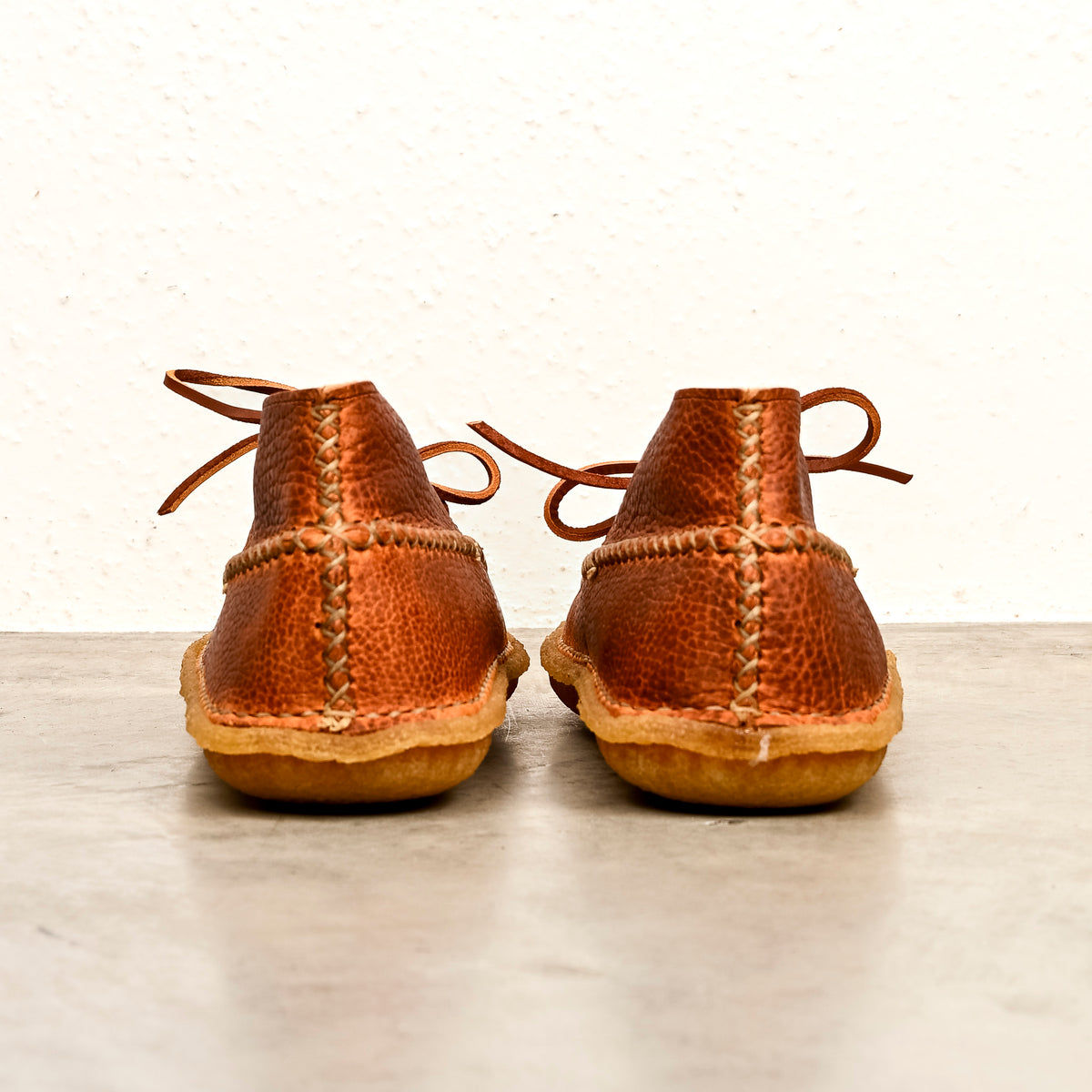 Yuketen All Handsewn Maine Guide Chukka W/ Kiltie on Crepe BK Grizzly