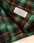 RRL Mason Wool Twill Overshirt Green Plaid