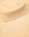 The Real McCoy's Fisherman's Turtle Neck Sweater Ecru