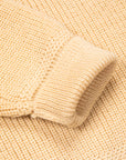 The Real McCoy's Fisherman's Turtle Neck Sweater Ecru