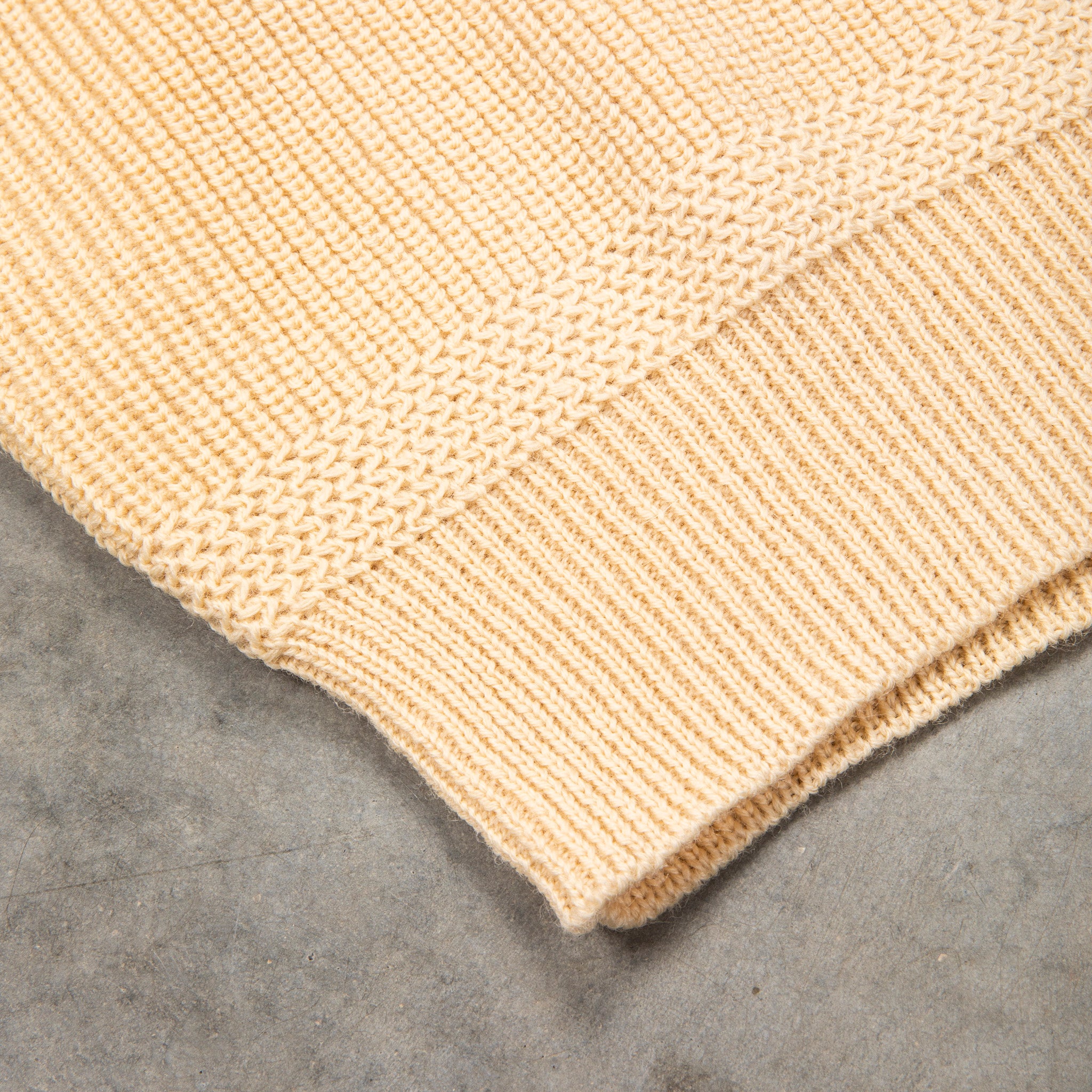 The Real McCoy&#39;s Fisherman&#39;s Turtle Neck Sweater Ecru