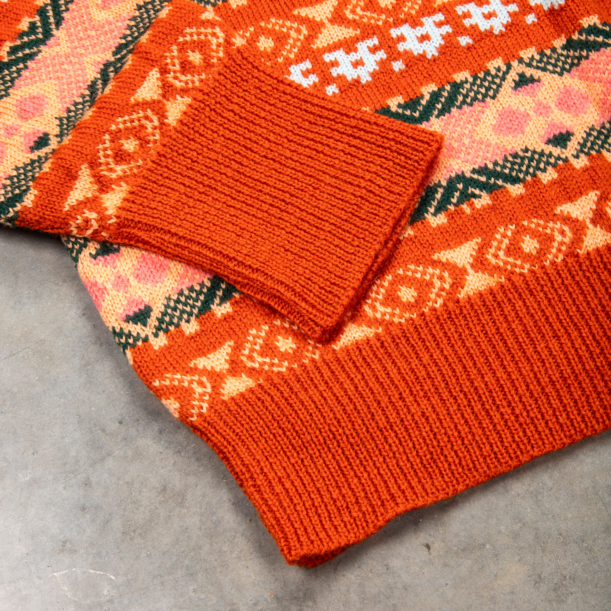 The Real McCoy's Fair Isle Sweater Orange – Frans Boone Store