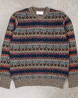 The Real McCoy's Fair Isle Sweater Gray