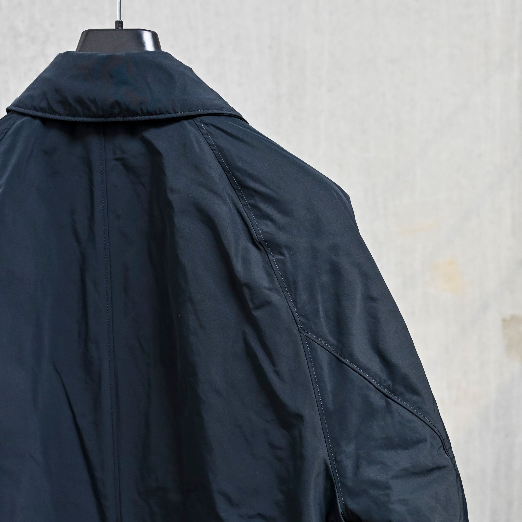 Stone Island Micro Reps Down Car Coat Navy Blue