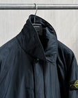 Stone Island Micro Reps Down Car Coat Navy Blue