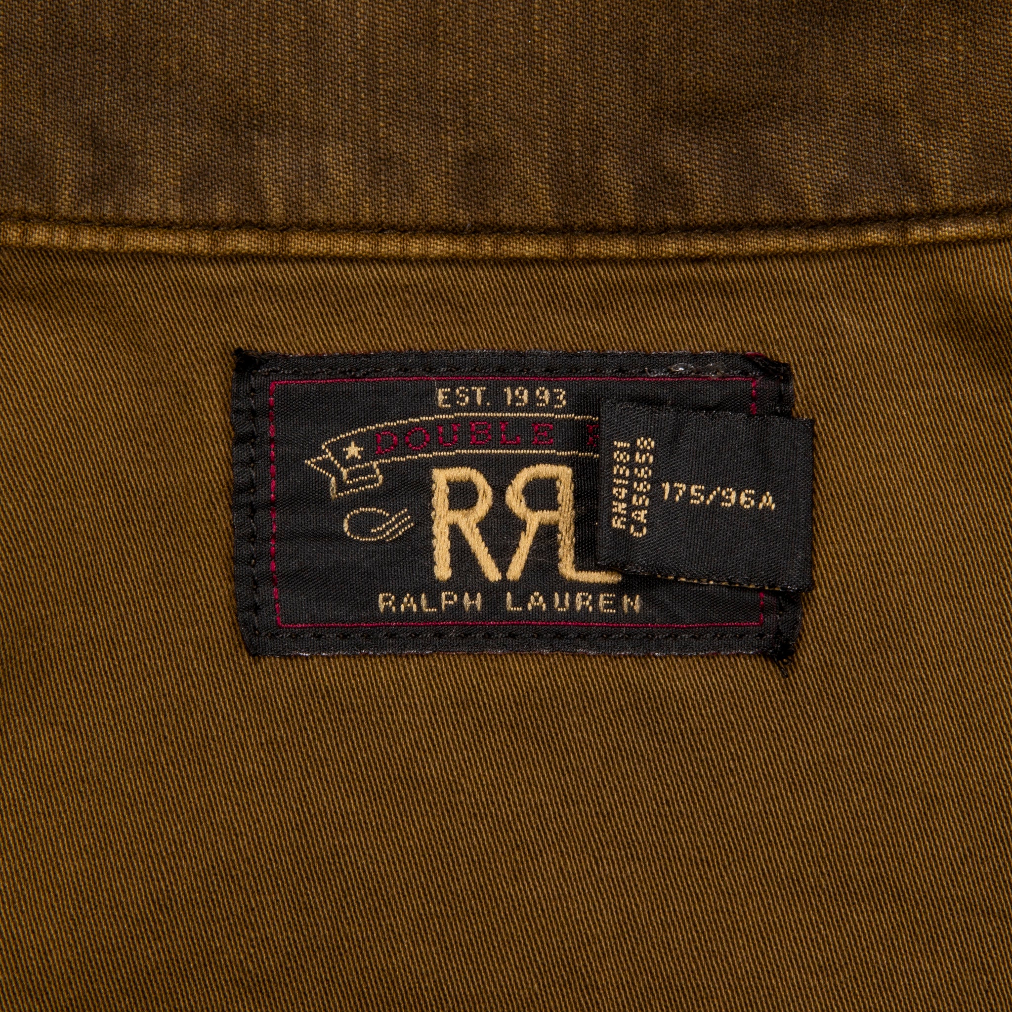 RRL Asher Jacket Reverse Sateen Washed Brown