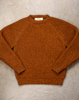 Olde H & Daughter Mouline Wool Rib Crew Neck Clay