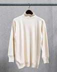 Olde Homesteader Interlock Mil Mock Neck Ivory
