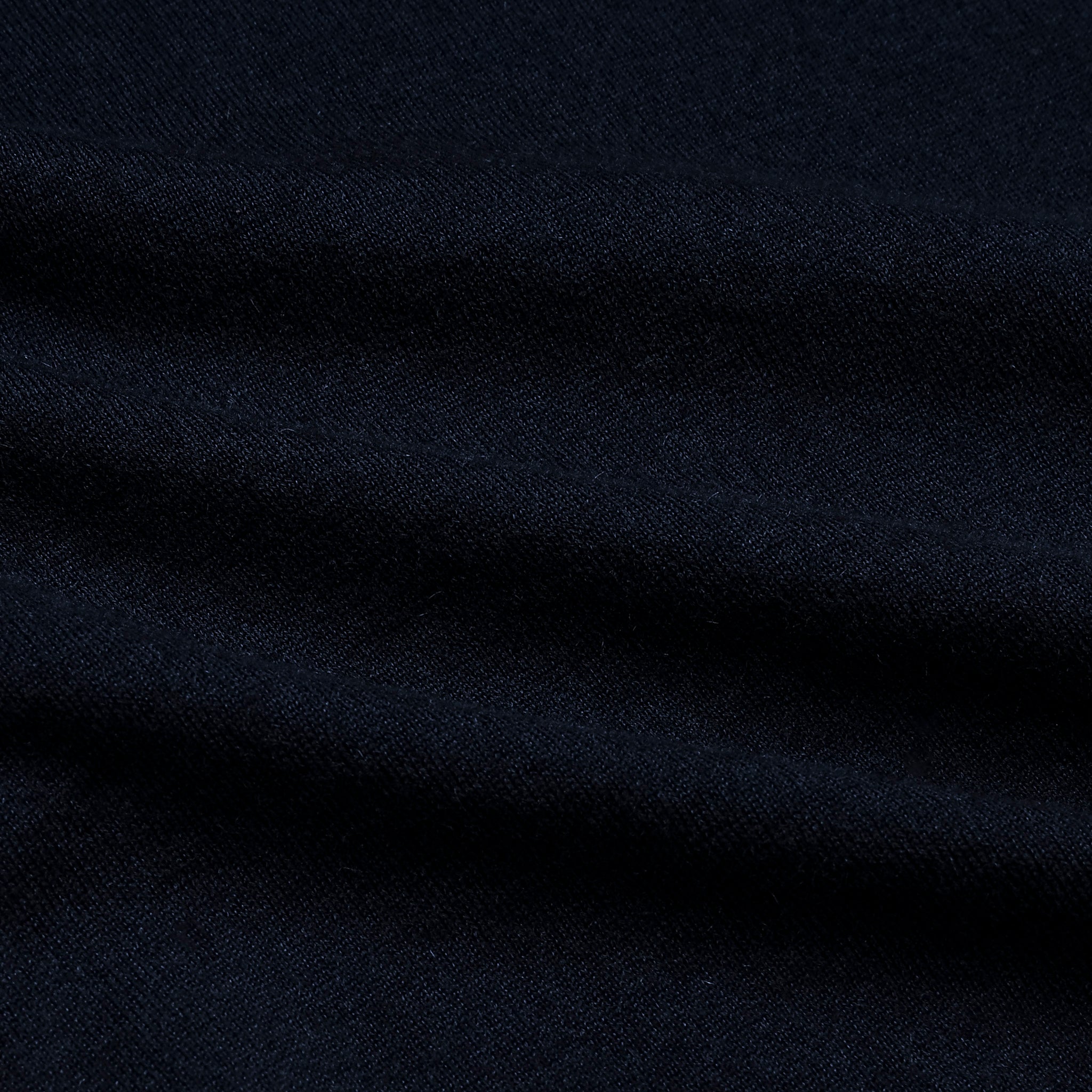 Drumohr Luxury 30G Cashmere Mock Neck Blu Notte