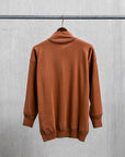 Olde Homesteader Interlock Mil Mock Neck French Brown