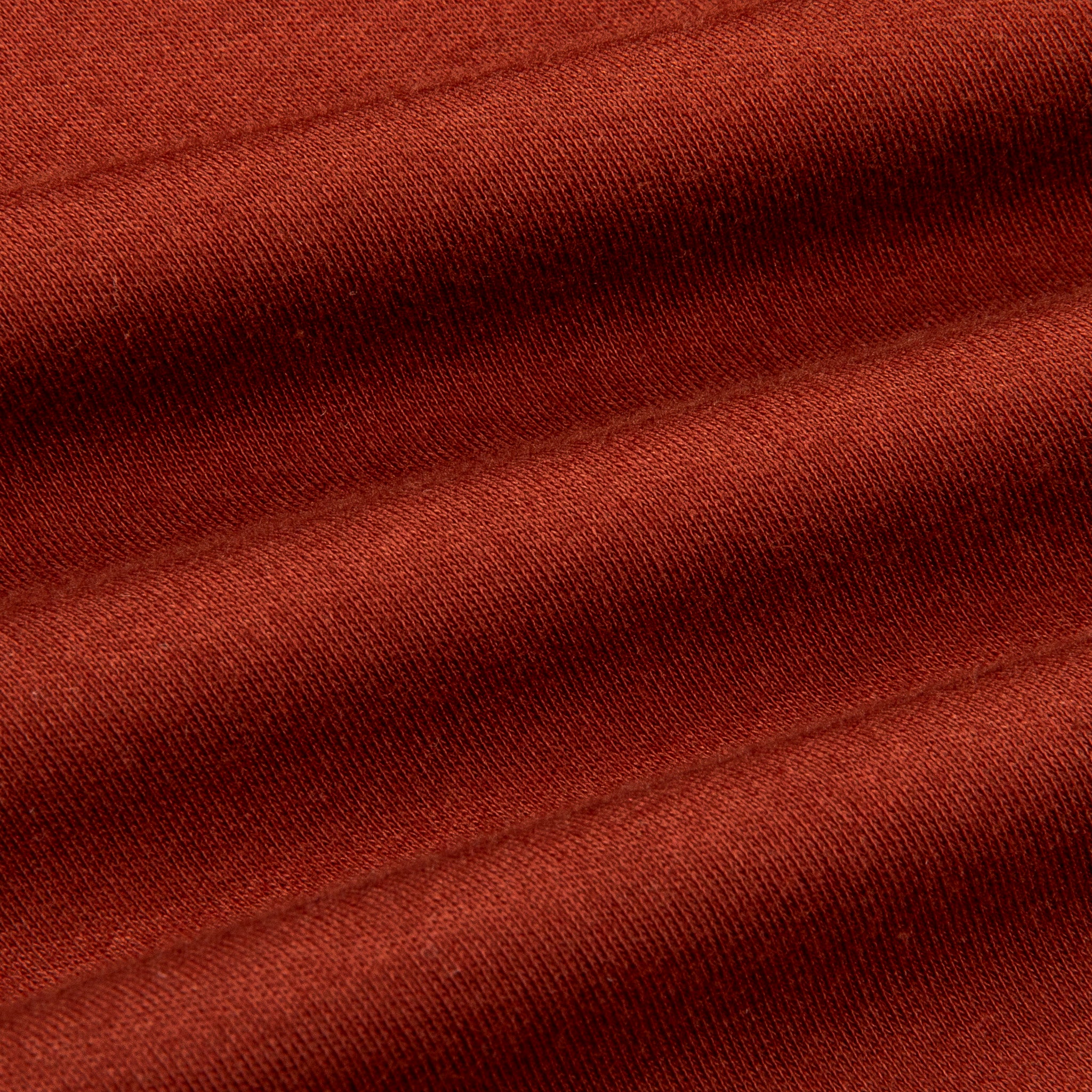 Olde Homesteader Interlock Mil Mock Neck Mahogany