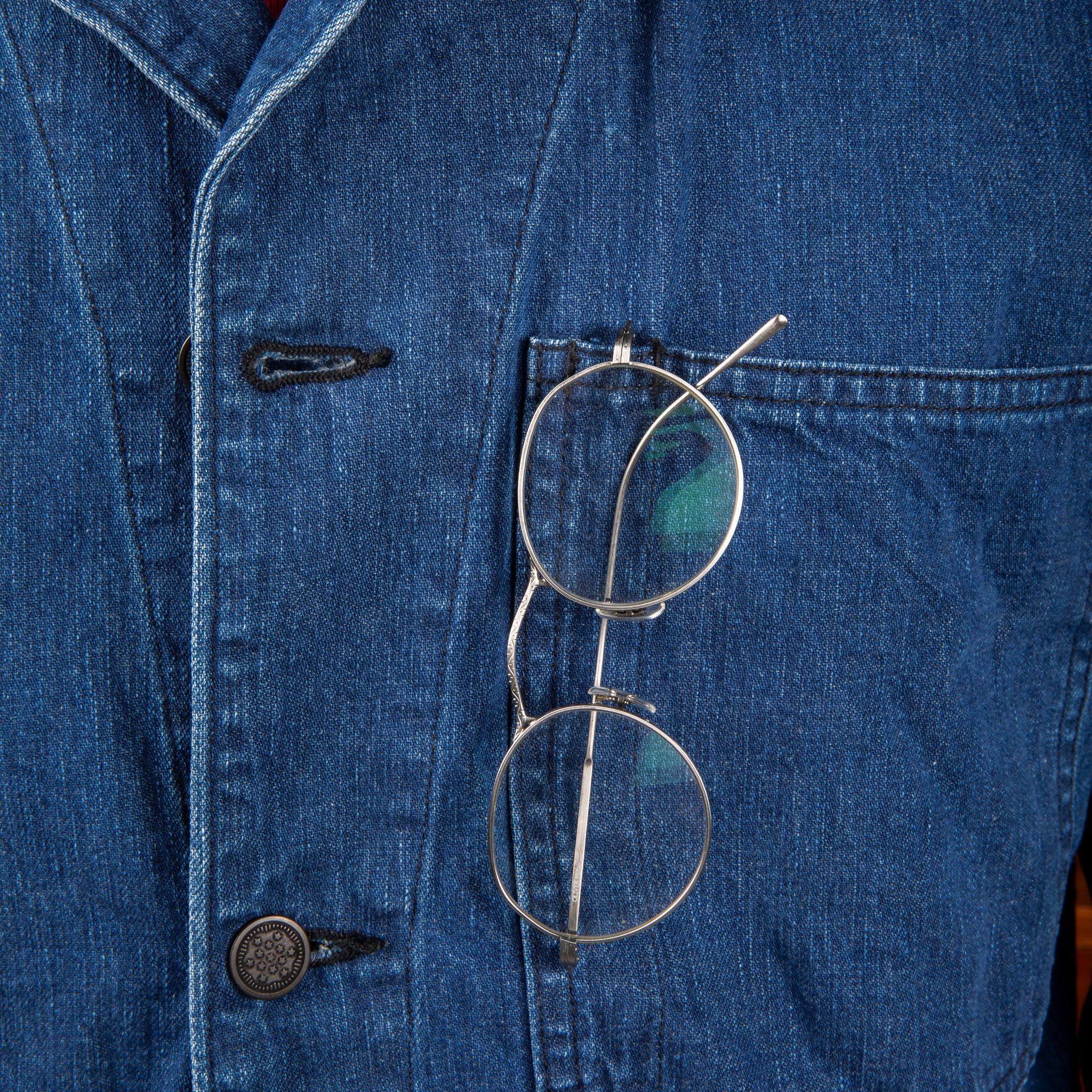The Corona Utility CSJ005 N-3 Jumper Indigo Denim
