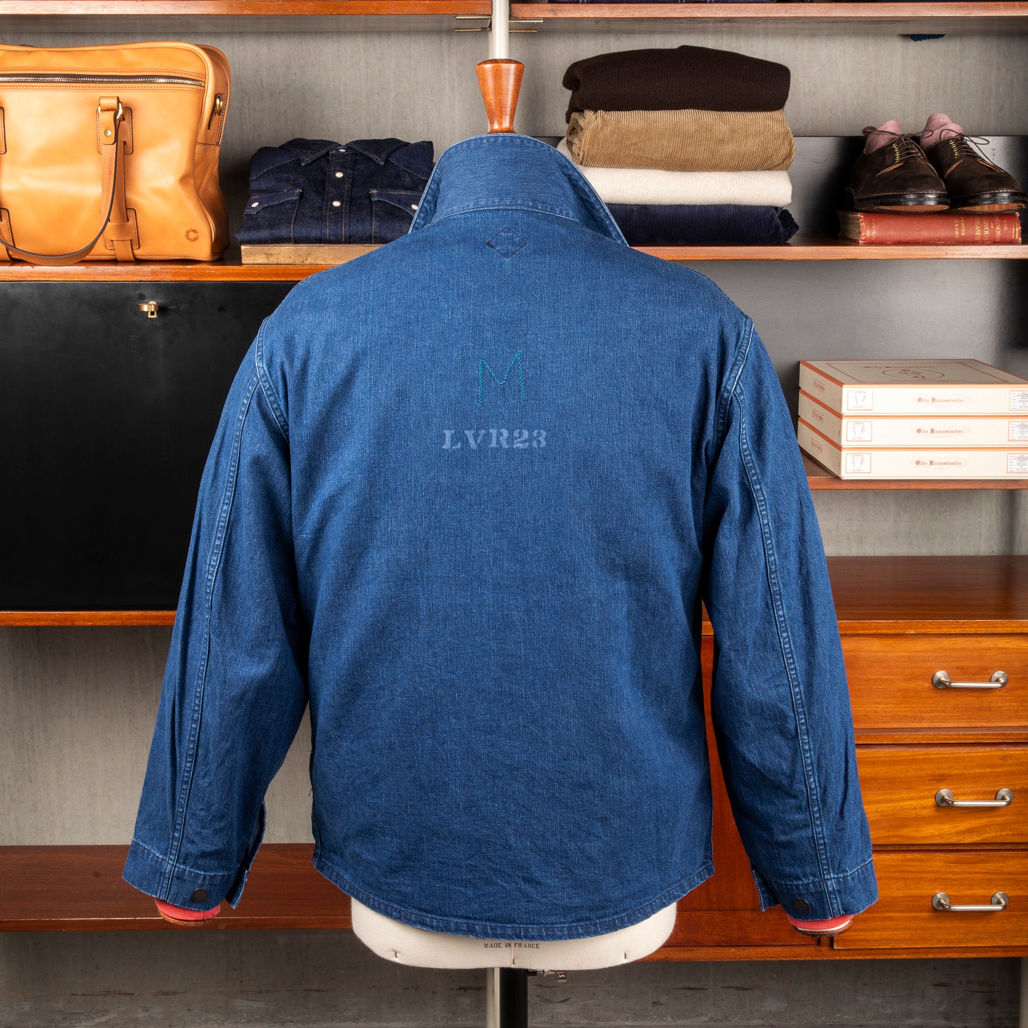 The Corona Utility CSJ005 N-3 Jumper Indigo Denim