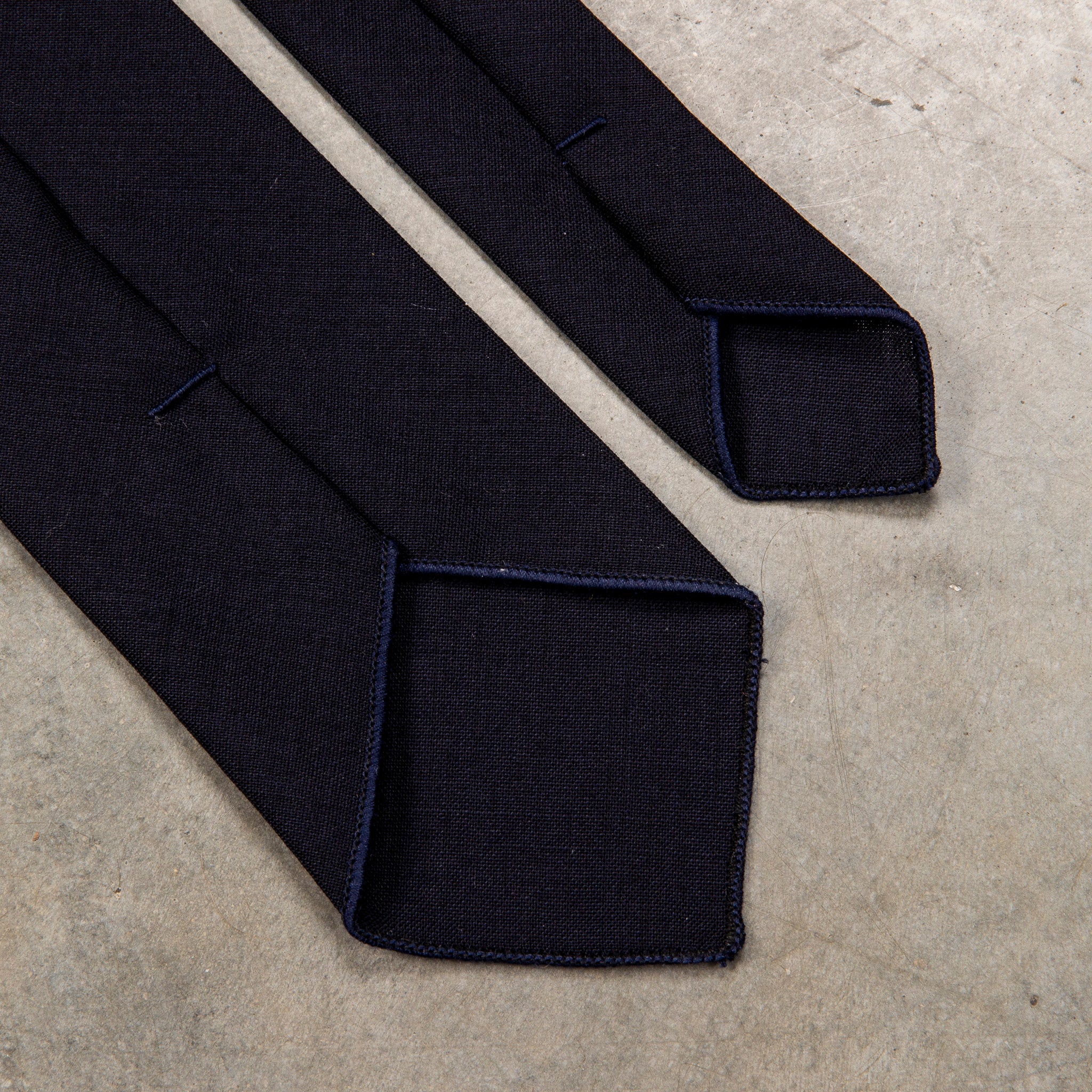 Engineered Garments Tie Dark Navy Tropical Wool – Frans Boone Store