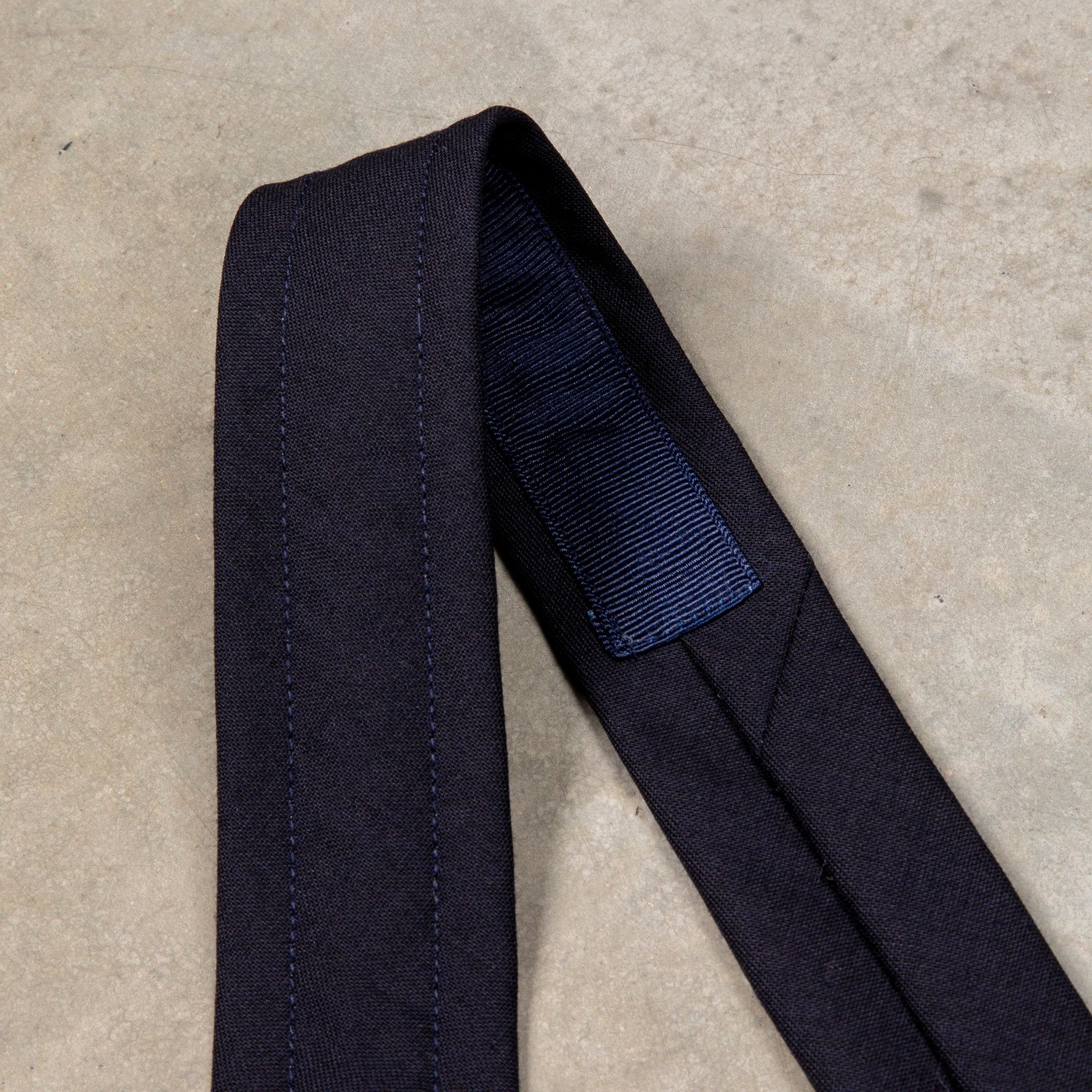 Engineered Garments Tie Dark Navy Tropical Wool – Frans Boone Store