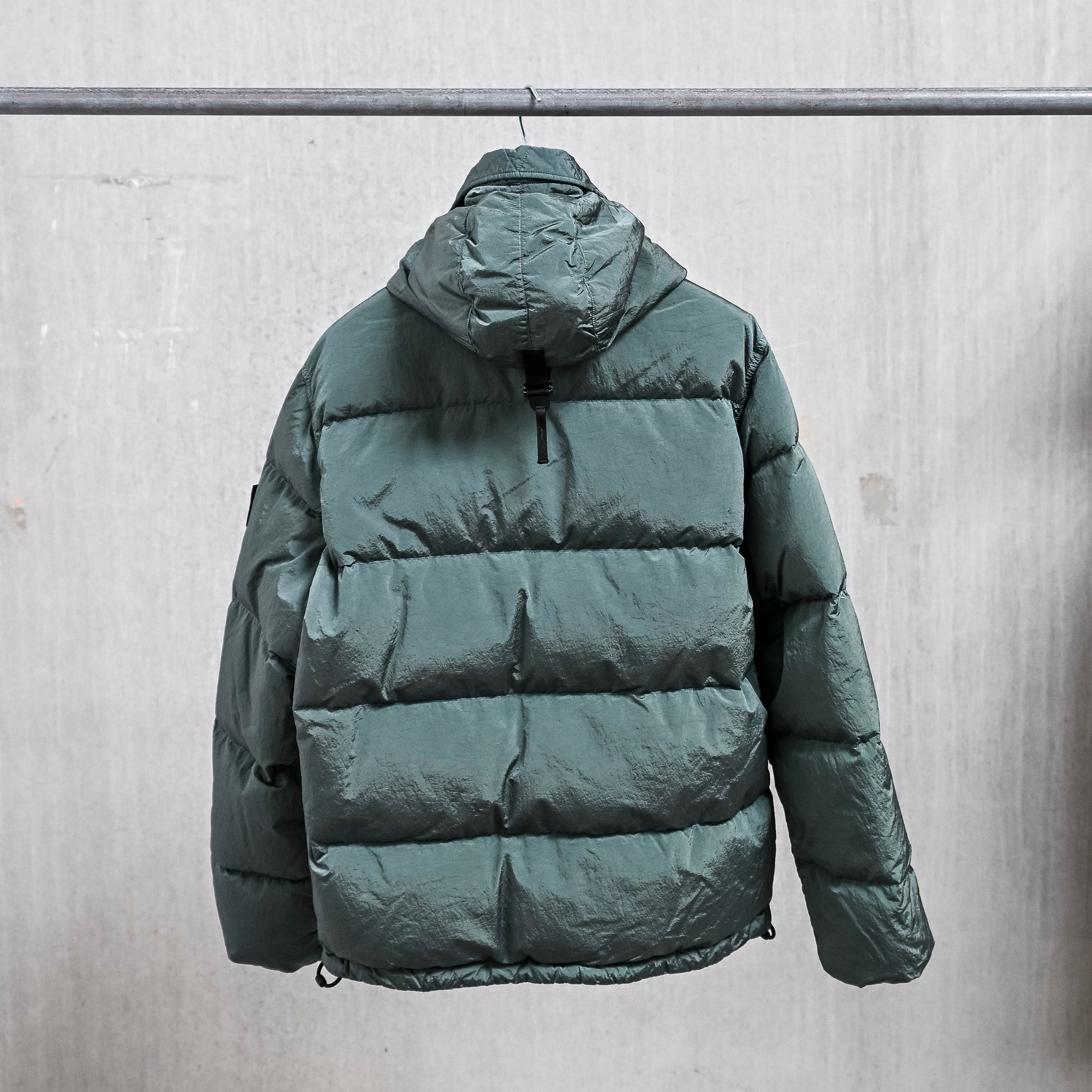Stone Island Hooded Nylon Metal Down TC Ocean Green