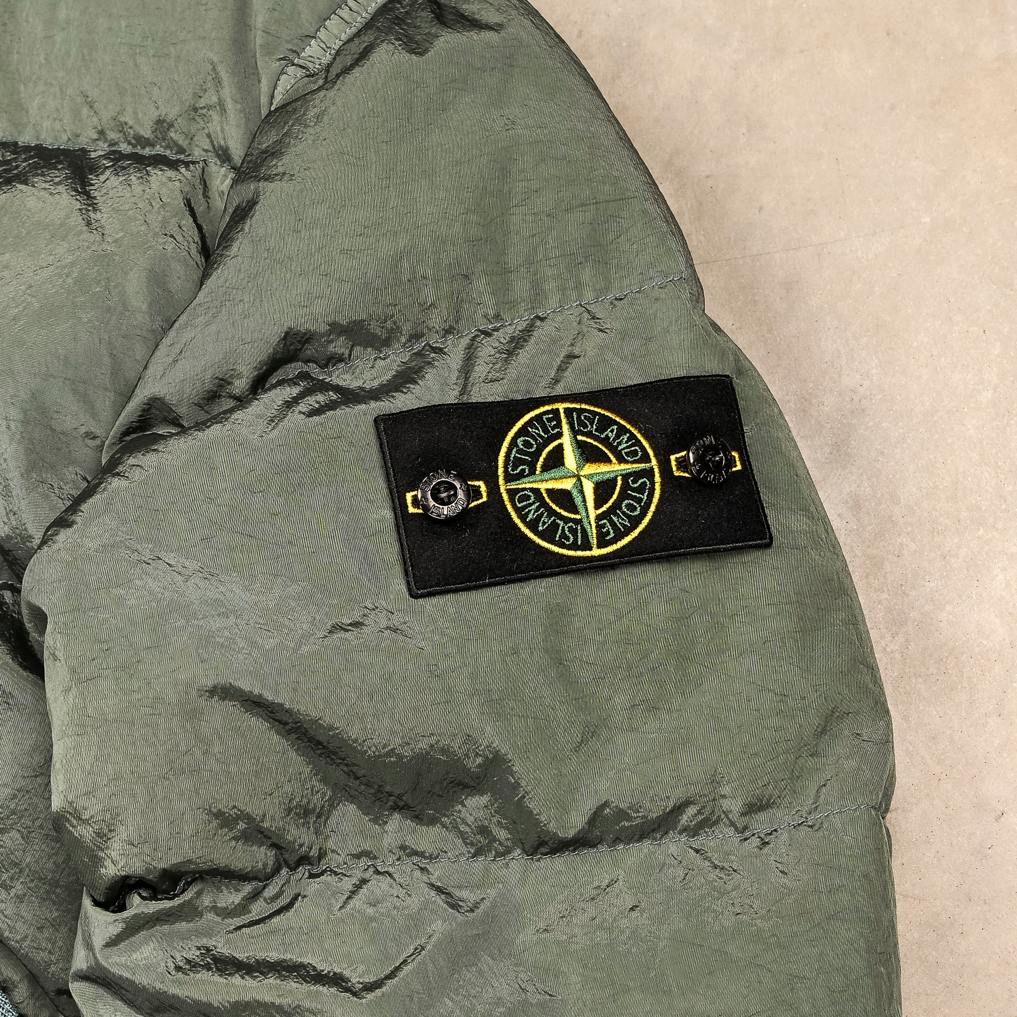 Stone Island Hooded Nylon Metal Down TC Ocean Green
