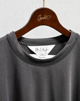 Olde H & Daughter Suvin Cotton Plain Stitch Crew Neck L/S Ink Black