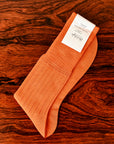Olde H & Daughter Ribbed Silk Socks Sun