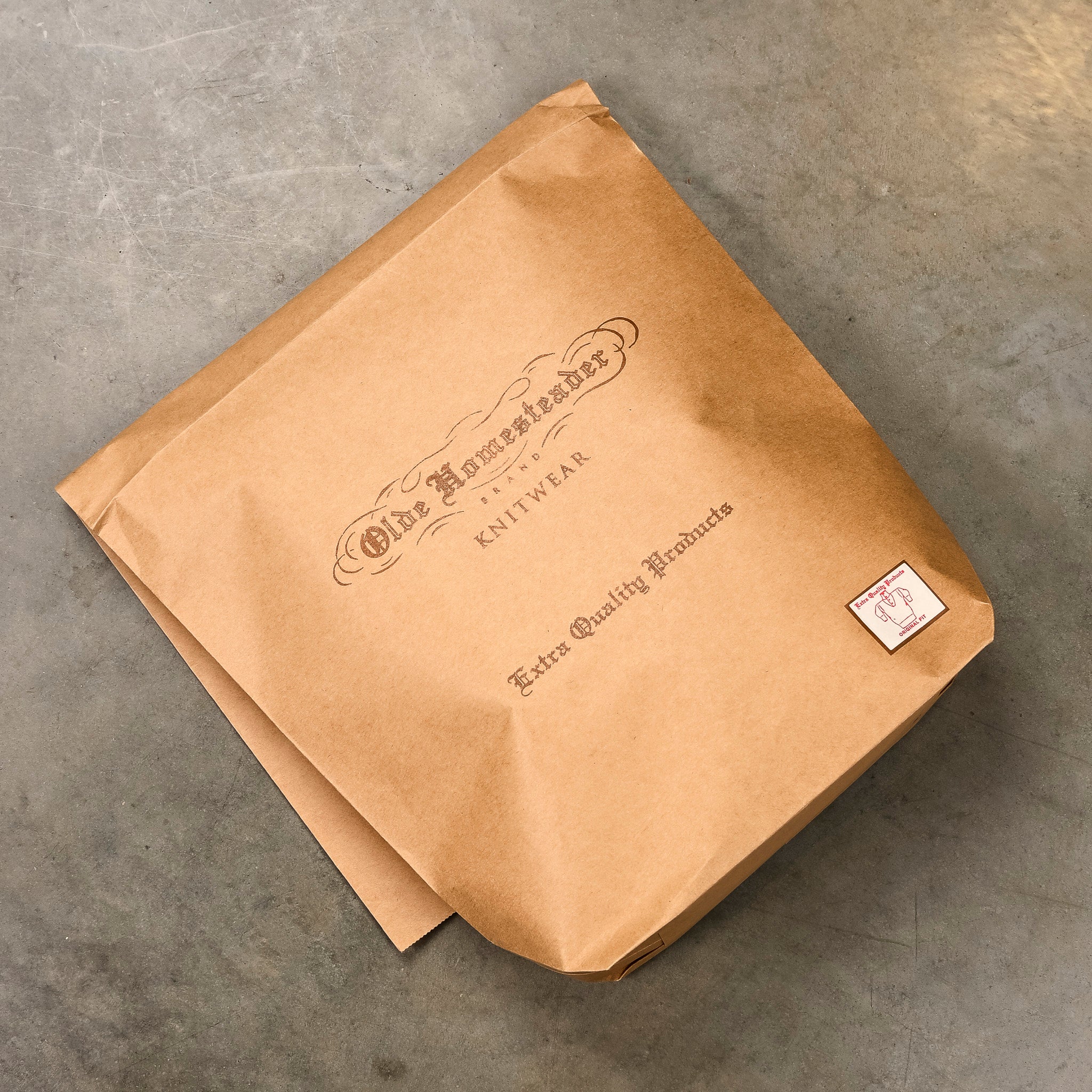 Olde Homesteader Extra Cotton Fleece Stand Collar Navy Heather