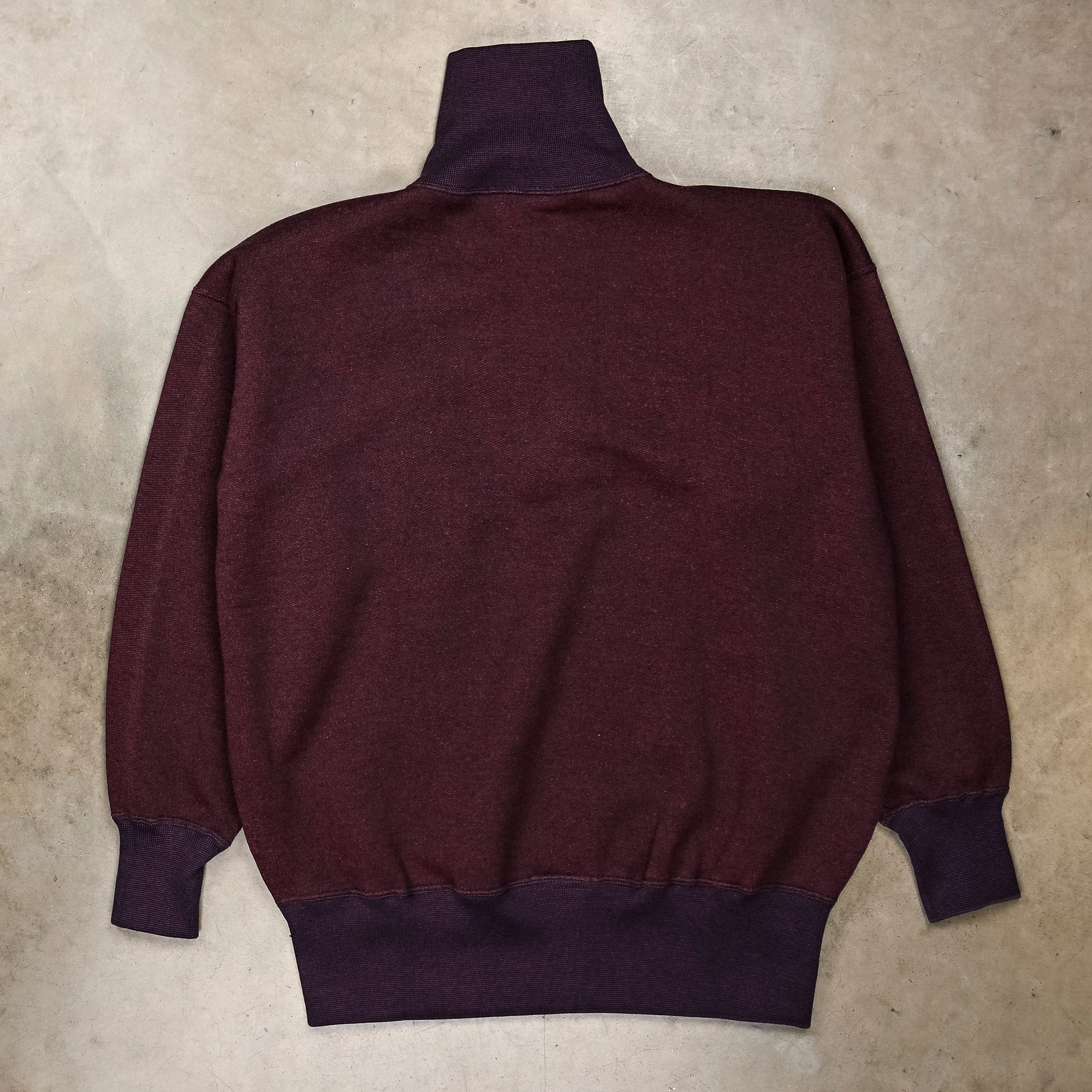 Olde Homesteader Extra Cotton Fleece Stand Collar Navy Heather