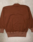Olde Homesteader Extra Cotton Fleece Y-Neck Brown Heather