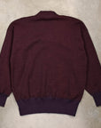 Olde Homesteader Extra Cotton Fleece Y-Neck Navy Heather