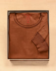 Olde Homesteader Interlock Crew Neck Short Sleeve French Brown