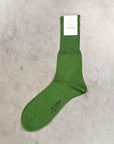 Olde H & Daughter Cotton Plain Socks Moss