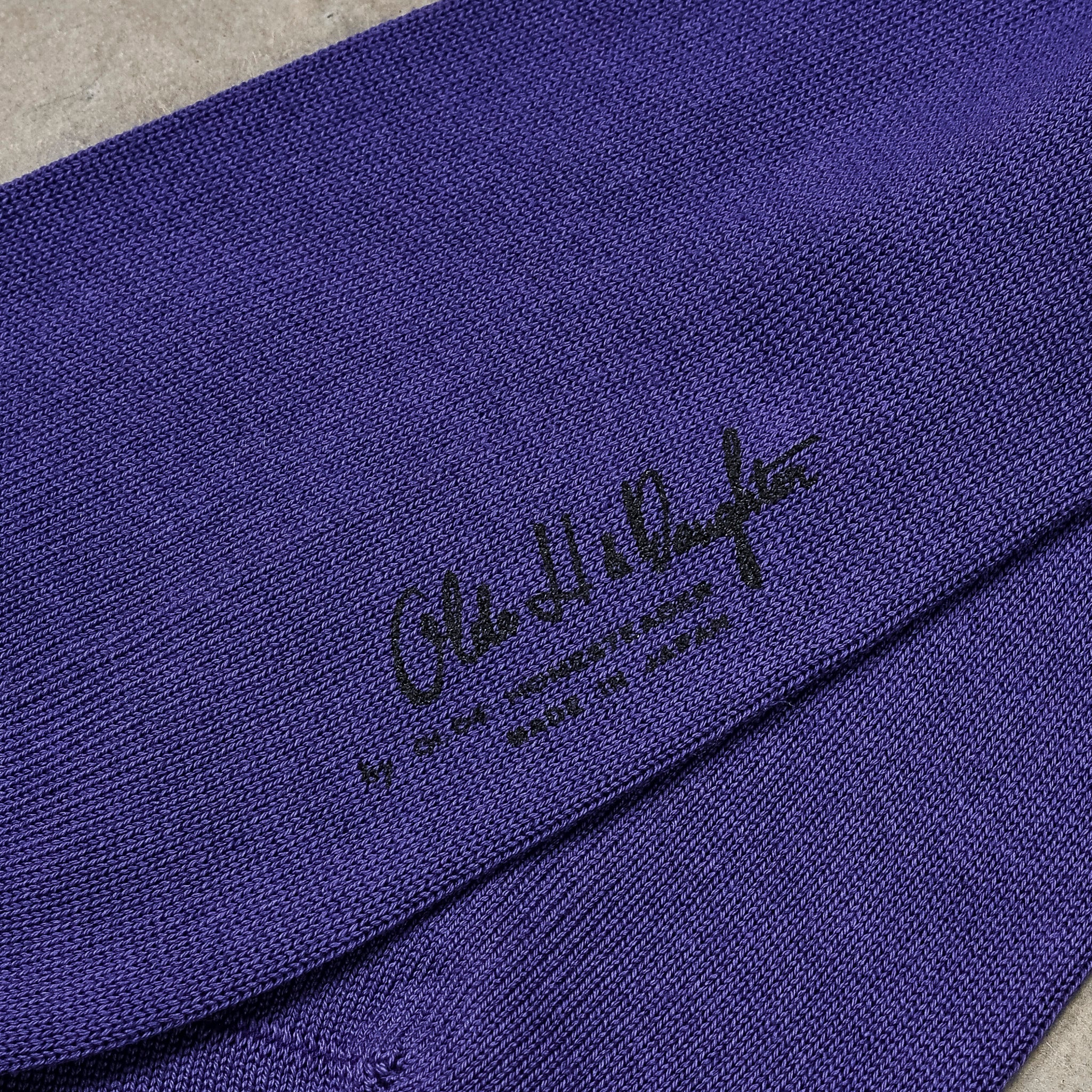 Olde H &amp; Daughter Cotton Plain Socks Blueberry