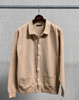 Orgueil OR-9110A Pique Knit Cardigan Beige