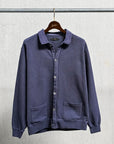 Orgueil OR-9110A Pique Knit Cardigan Navy