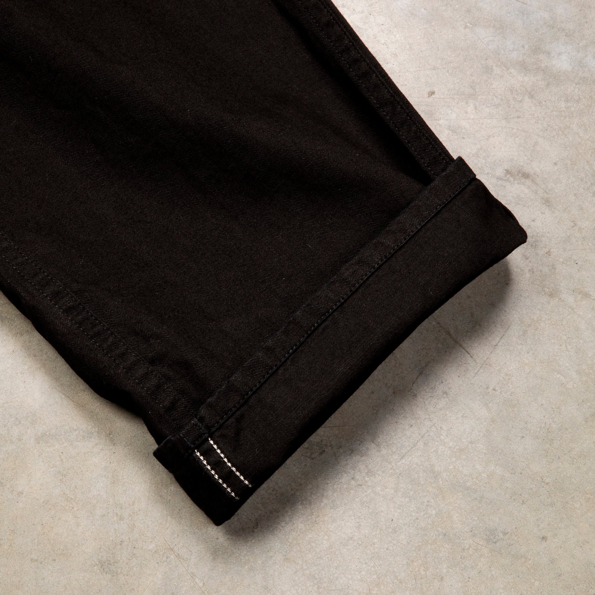 Orslow French Work Pants Herringbone Twill Black – Frans