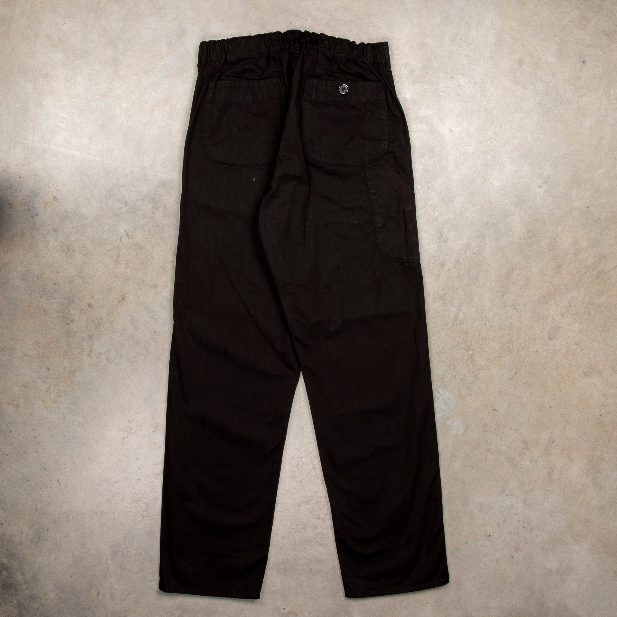 Orslow French Work Pants Herringbone Twill Black