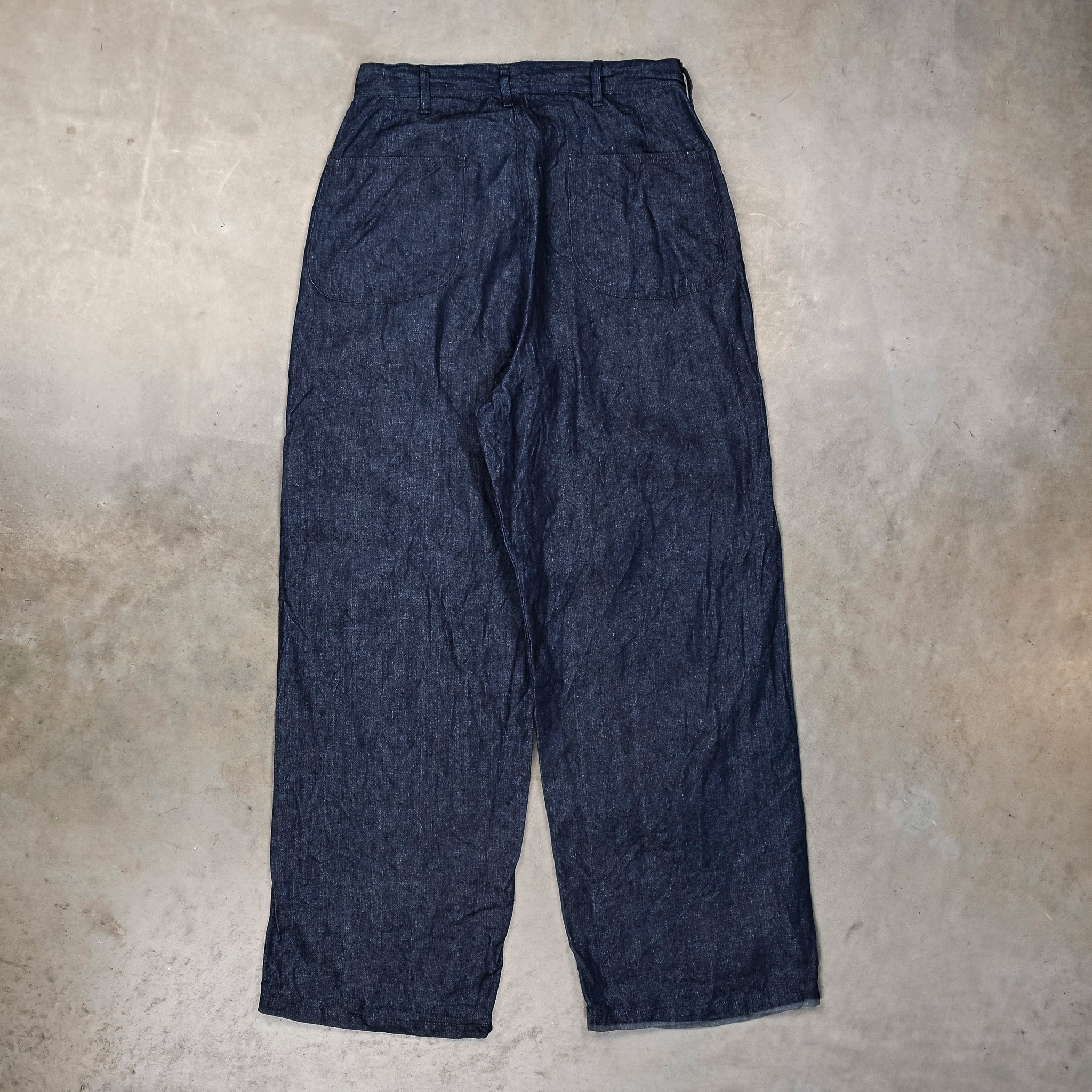 Orslow WWⅡ 40'S U.S Navy Linen Denim Utility Trousers