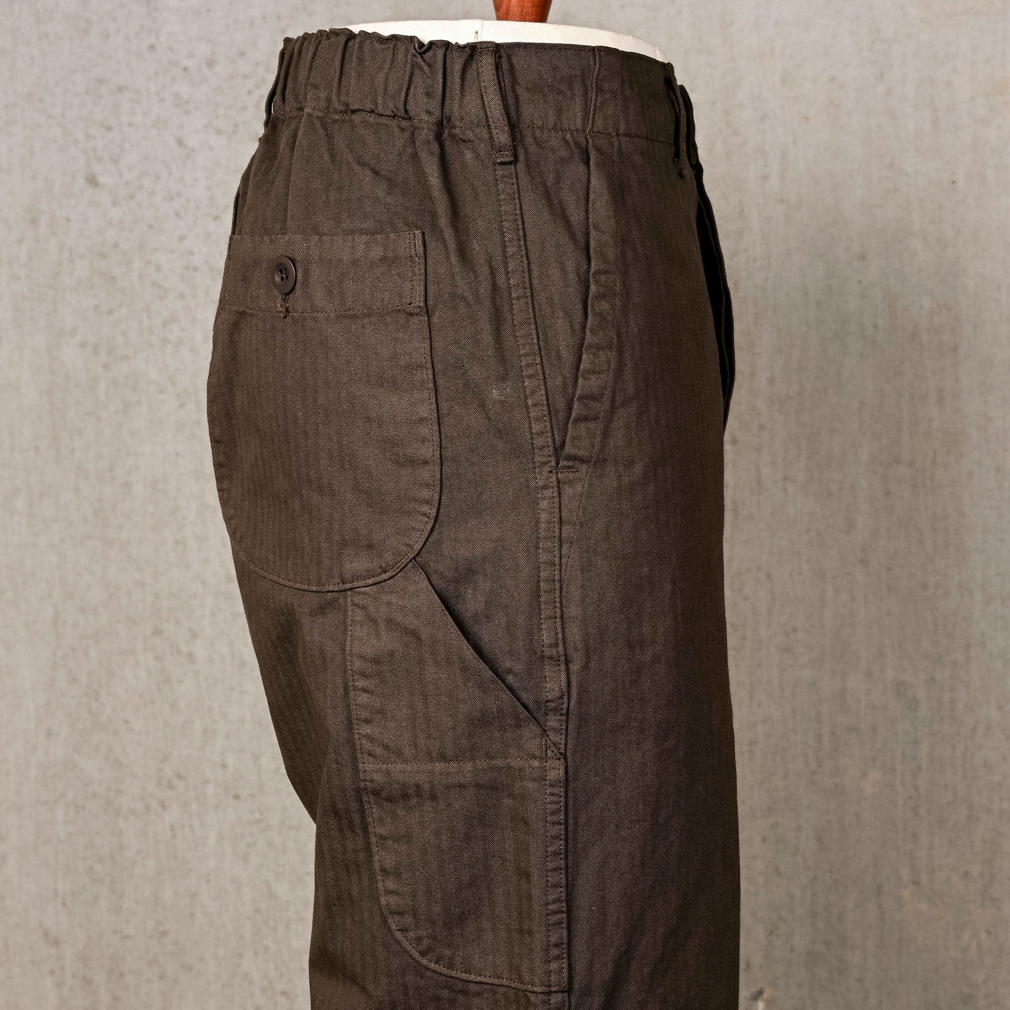 Orslow Wide Fit French Work Pants Coffee Brown – Frans Boone Store