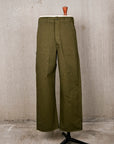 Orslow Wide Fit French Work Pants Army Green
