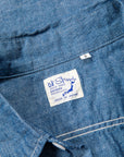 Orslow 8064 Chambray Work Shirt One Wash