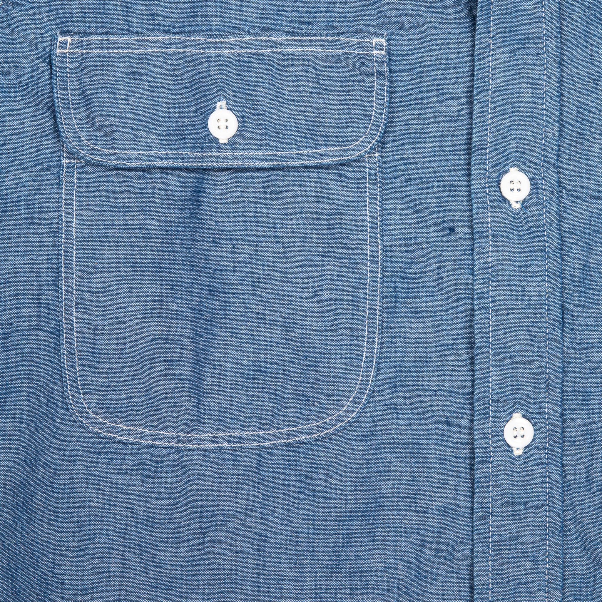 Orslow 8064 Chambray Work Shirt One Wash