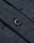 Stone Island Ghost Cotton Linen Canvas Overshirt Slate Blue