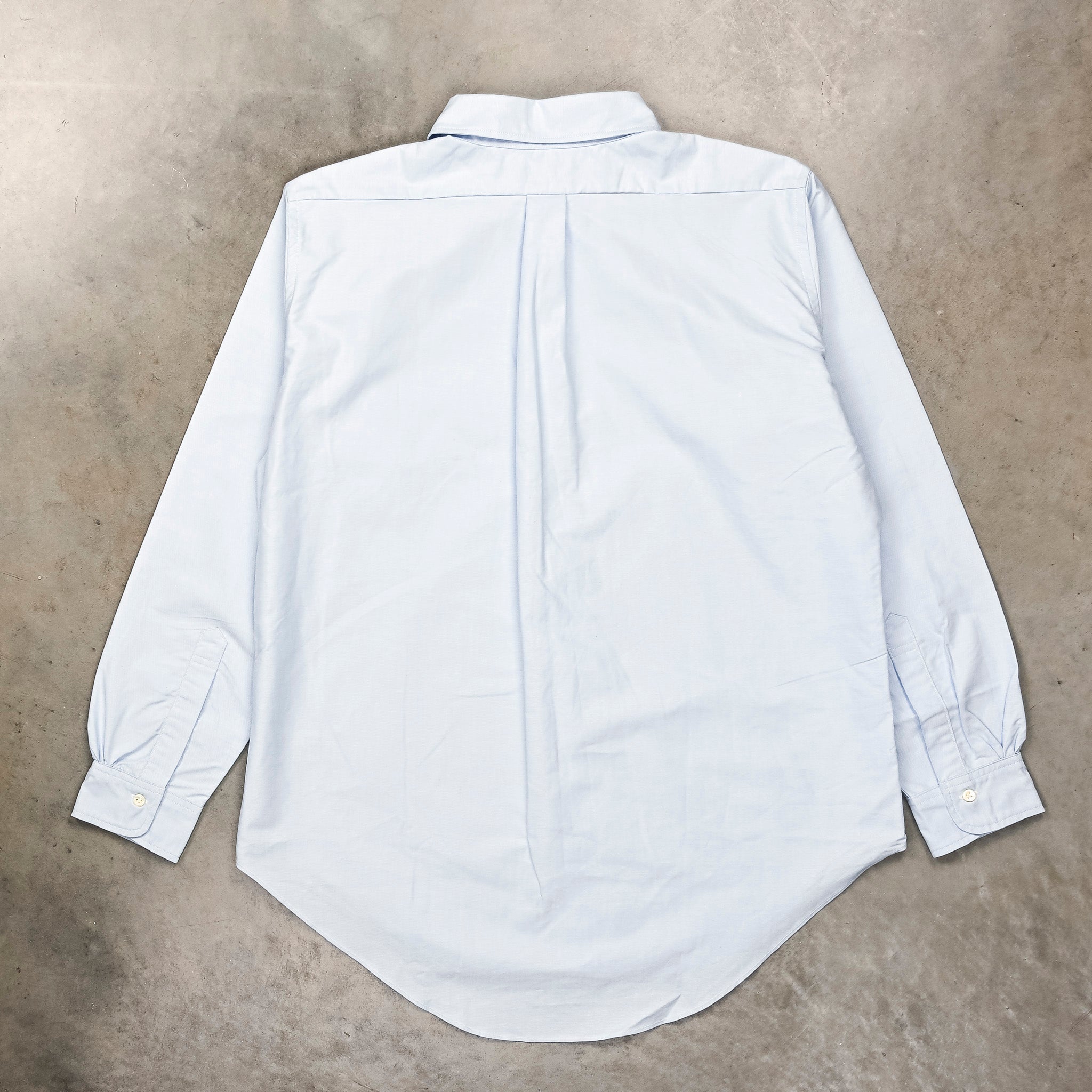The Real McCoy's Joe McCoy Button Down Oxford Shirt Light Blue