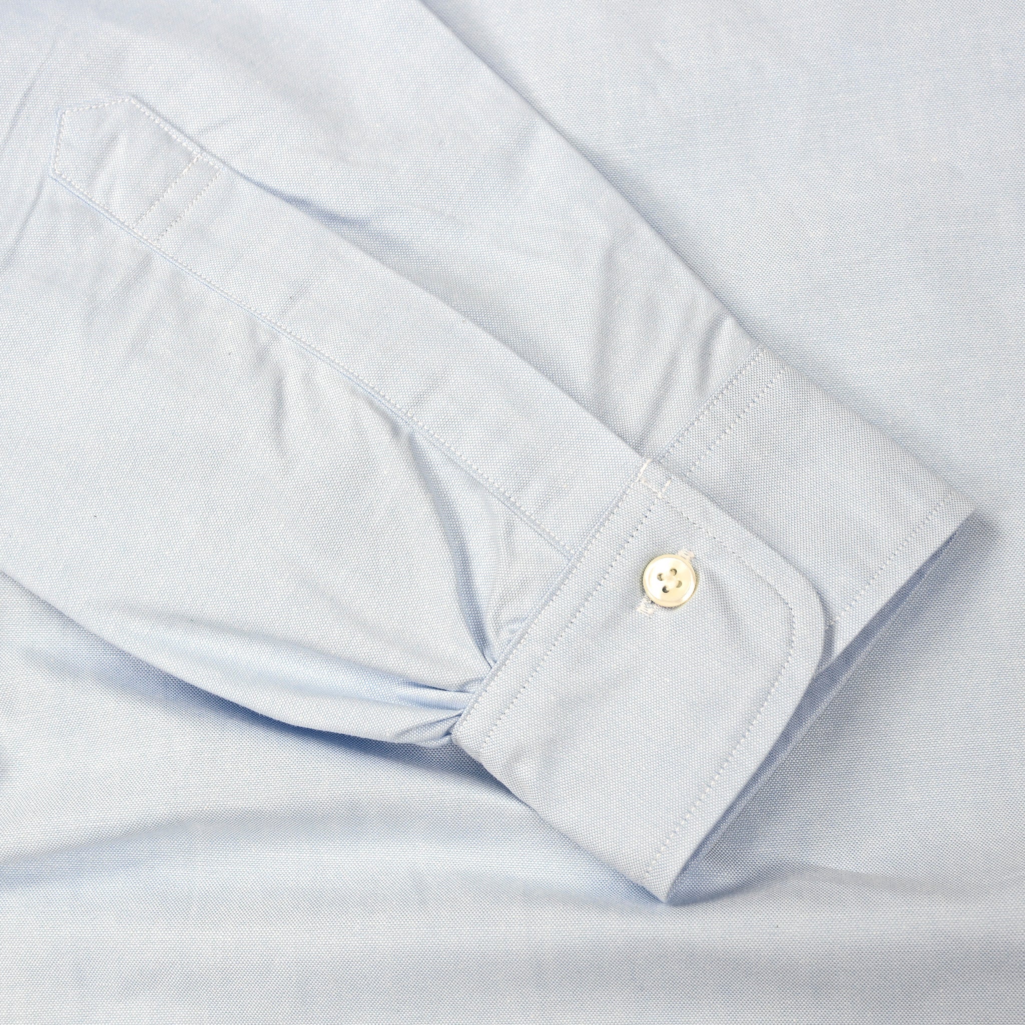 The Real McCoy's Joe McCoy Button Down Oxford Shirt Light Blue