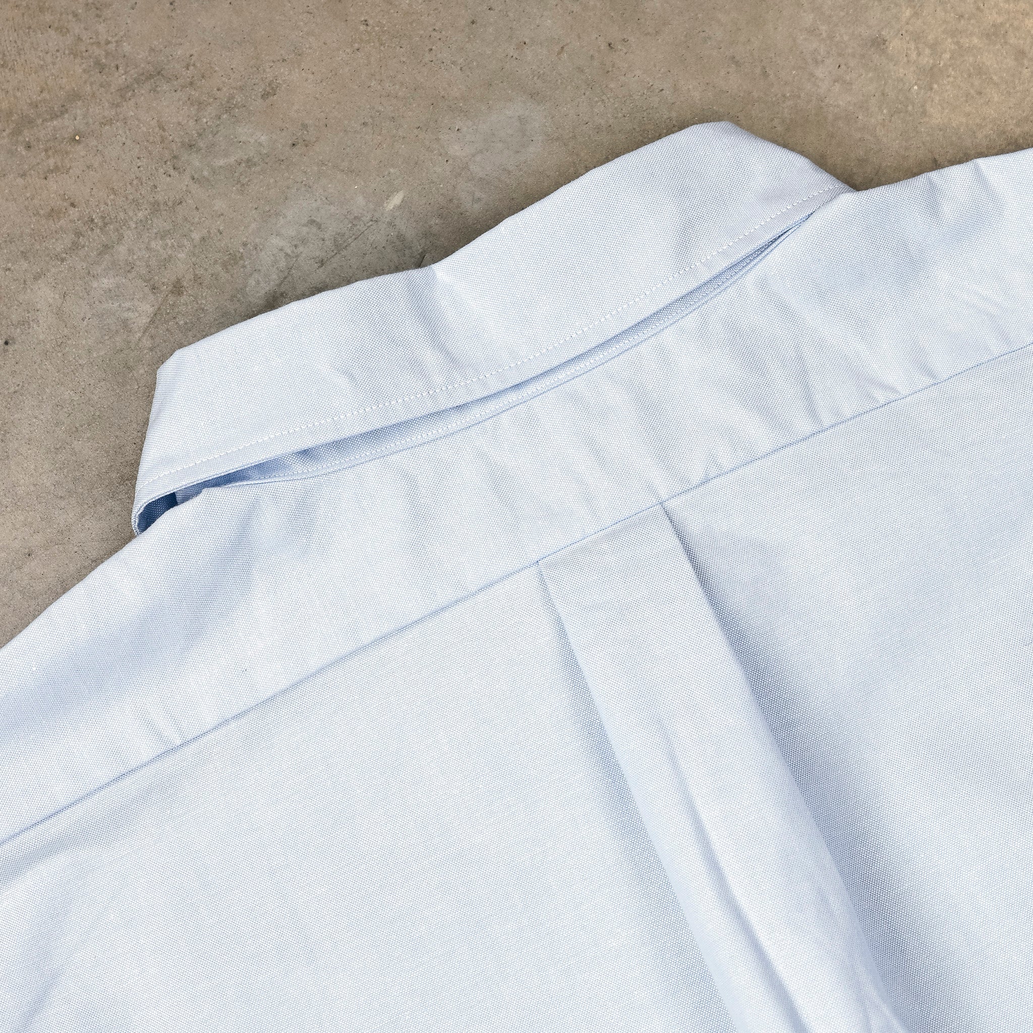 The Real McCoy's Joe McCoy Button Down Oxford Shirt Light Blue