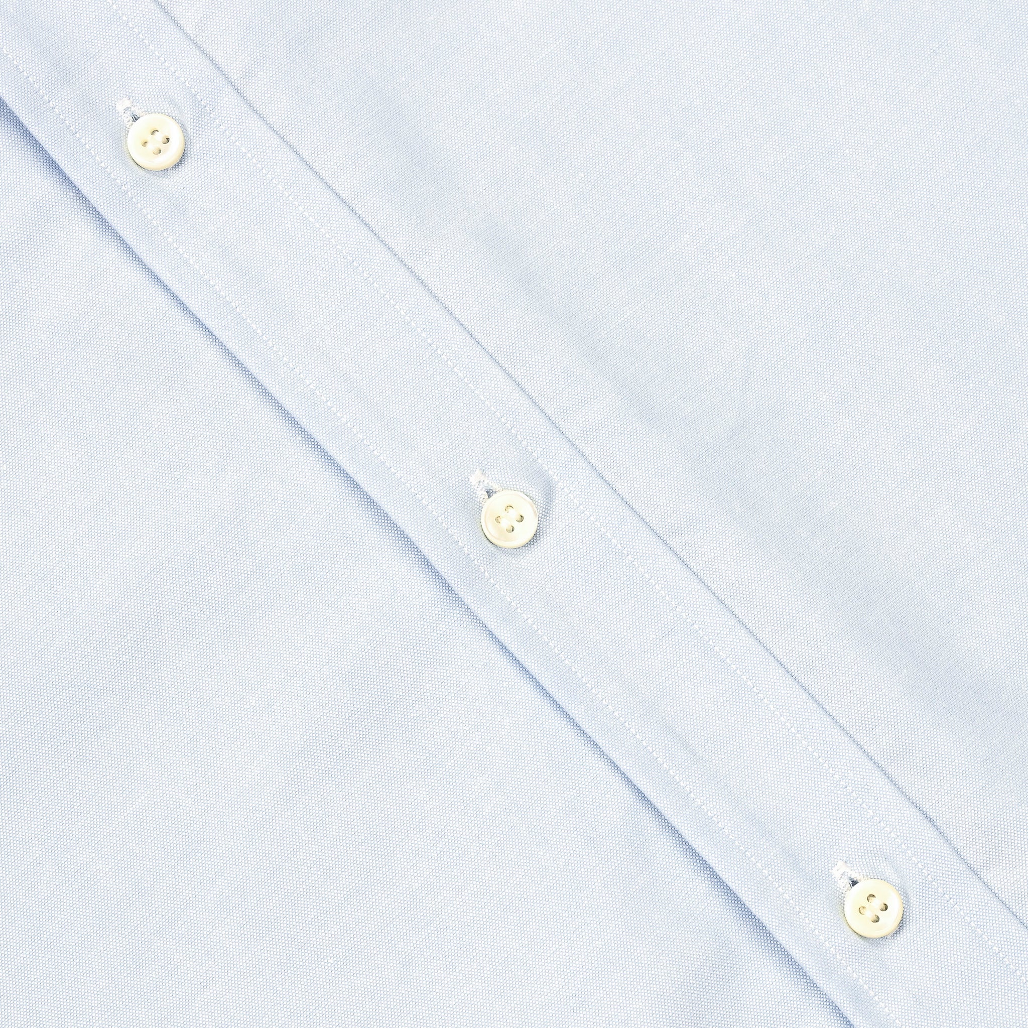 The Real McCoy's Joe McCoy Button Down Oxford Shirt Light Blue